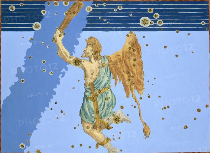 Constellation of Orion, 1603. Artist: Alexander Mair