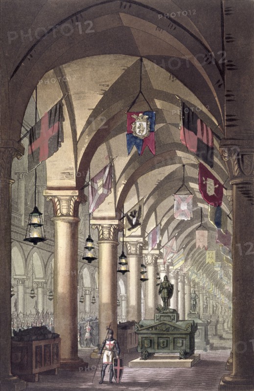 'Tombs of the Knights Templar', c1820-1839.  Artist: Alessandro Sanquirico