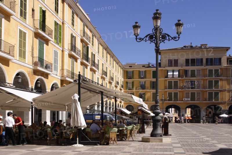 Placa Major, Palma, Mallorca, Spain.