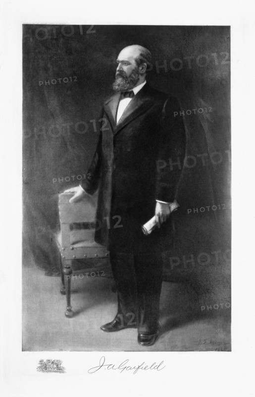 James A Garfield, 20th President of the United States of America, (1901). Artist: Unknown
