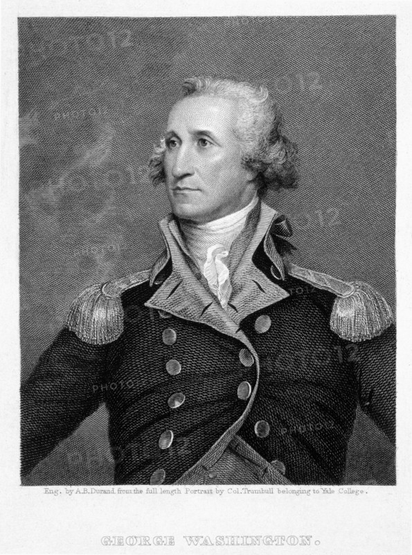 George Washington, first President of the United States of America, (19th century). Artist: Asher Brown Durand