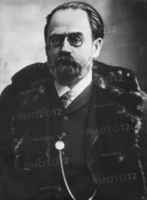 Émile Zola (1840-1902), French writer, 19th century. Artist: Unknown