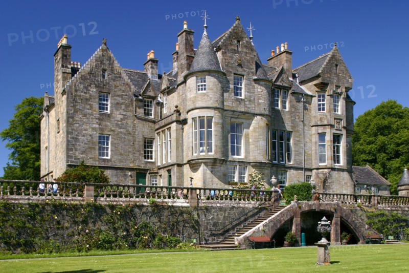 Torosay Castle and gardens, Mull, Argyll and Bute, Scotland.