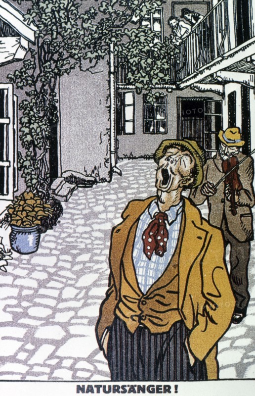 'Natursänger', c1905-1915. Artist: Moritz Jung