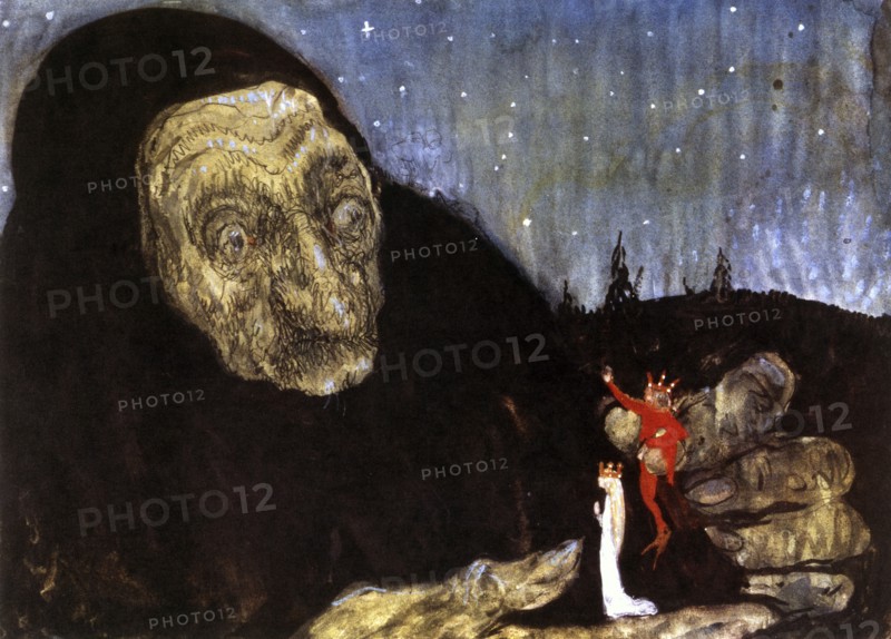 Sorceress and the King's children, 1909. Artist: John Bauer