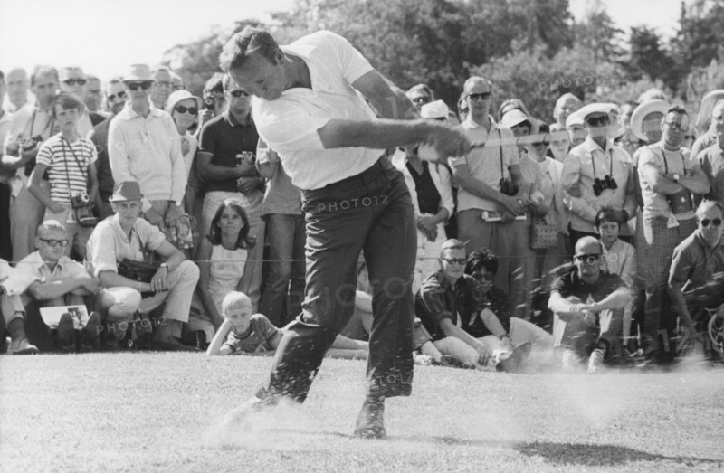 American golfer Arnold Palmer playing at Lidingö Golf Club, Sweden, 1968. Artist: Unknown