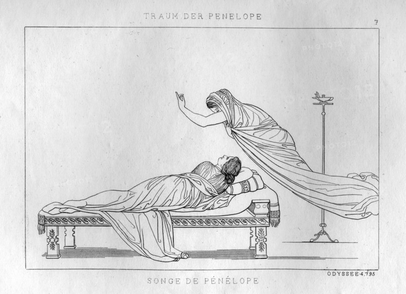 'Penelope's dream', c1833. Artist: Unknown