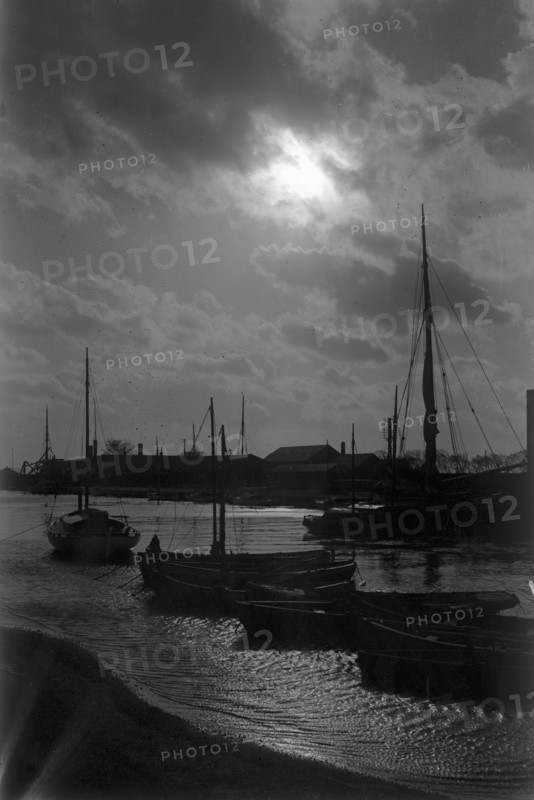 Harbour scene, Landskrona, Sweden, 1925. Artist: Unknown