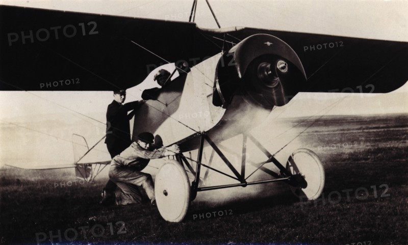 Thulin D aeroplane, Landskrona, Sweden, 1916. Artist: Unknown