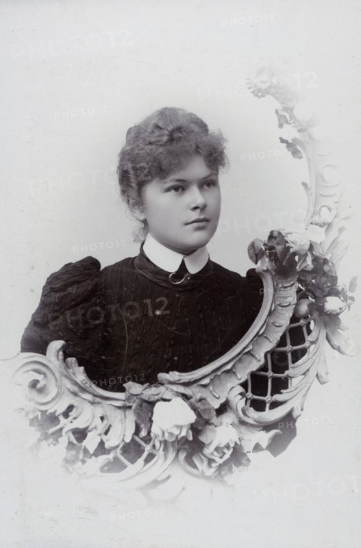 Studio portrait of an 18 year old girl, c1900. Artist: Unknown