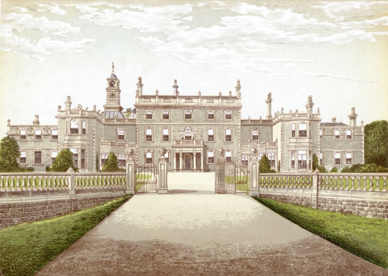 Bulwell Hall, Nottingham, Nottinghamshire, c1868(?). Artist: Unknown