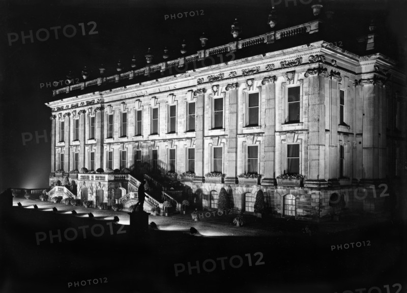 Chatsworth House, Derbyshire, 1939. Artist: JR Board
