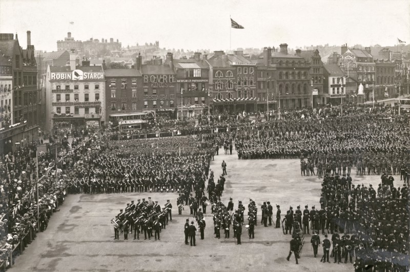 Coronation celebrations, Nottingham, Nottinghamshire, 1911. Artist: Henson & Co