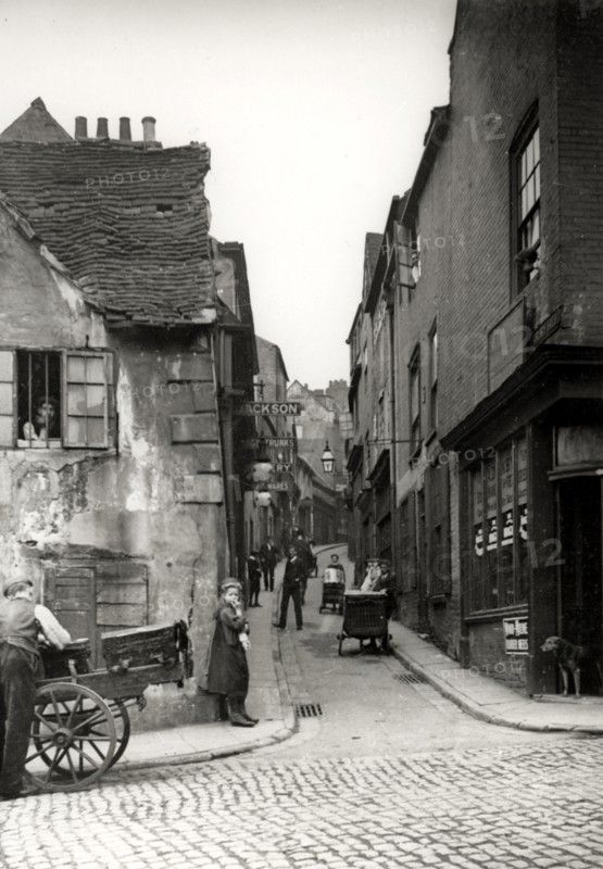 Drury Hill, Nottingham, Nottinghamshire, 1906. Artist: Unknown