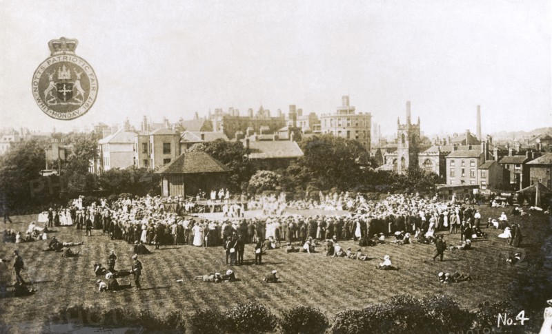 Notts Patriotic Fair, Nottingham Castle grounds, Nottinghamshire, 1917. Artist: Unknown