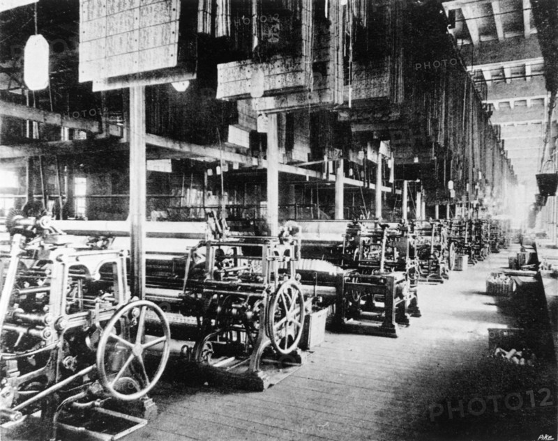 Pratt, Hurst and Co, lace curtain manufacturers, Nottingham, Nottinghamshire, c1900. Artist: Pike