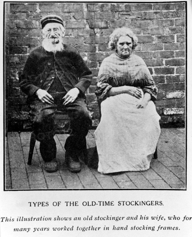 'Types of the Old-Time Stockingers', c1890s(?). Artist: Unknown