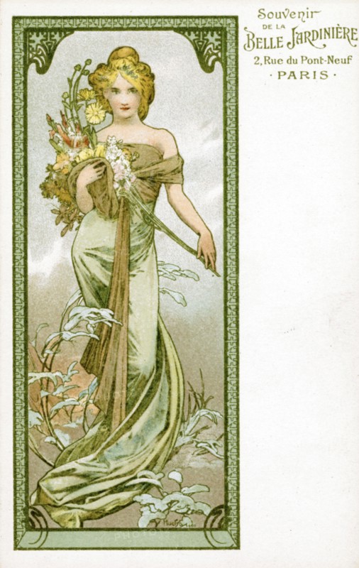 'Spring', 1896. Artist: Alphonse Mucha