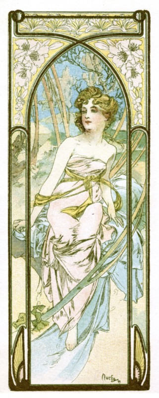 'Brightness of Day', 1899. Artist: Alphonse Mucha