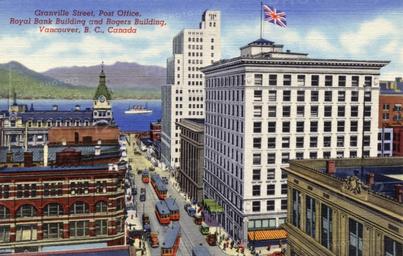 Granville Street, Vancouver, British Columbia, Canada, 1940. Artist: Unknown