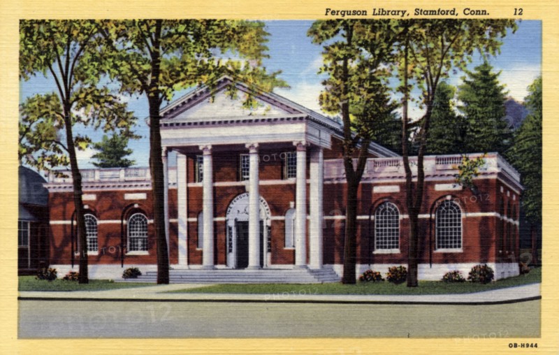 Ferguson Library, Stamford, Connecticut, USA, 1940. Artist: Unknown