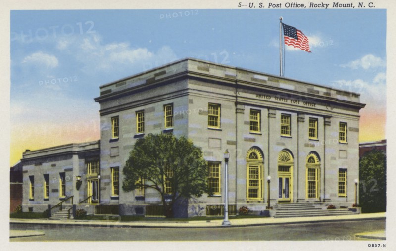 US Post Office, Rocky Mount, North Carolina, USA, 1940. Artist: Unknown