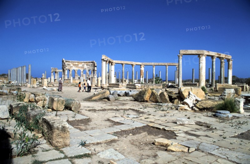 The Market, Leptis Magna, Libya.