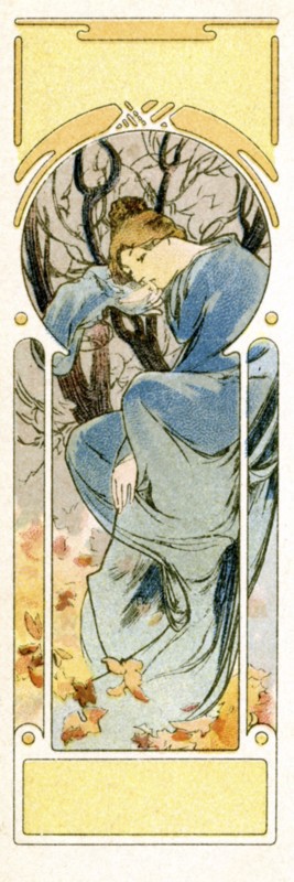 'Winter', 1900. Artist: Alphonse Mucha