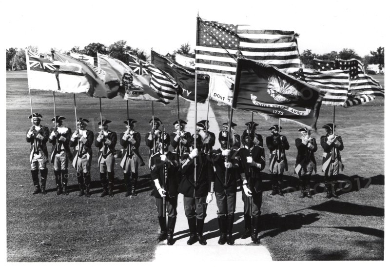Honour Guard troops, Fort Sheridan, Illinois, USA, 1975. Artist: Unknown