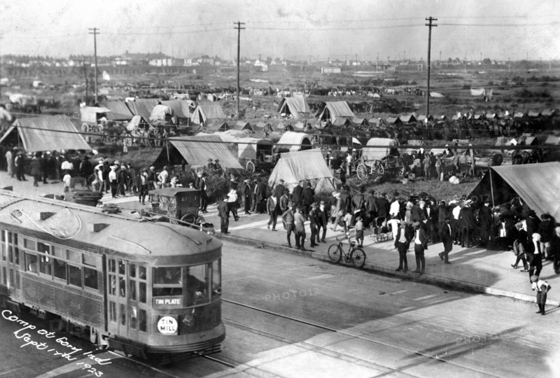Military camp at Gary, Indiana, USA, 17th September 1923. Artist: Unknown