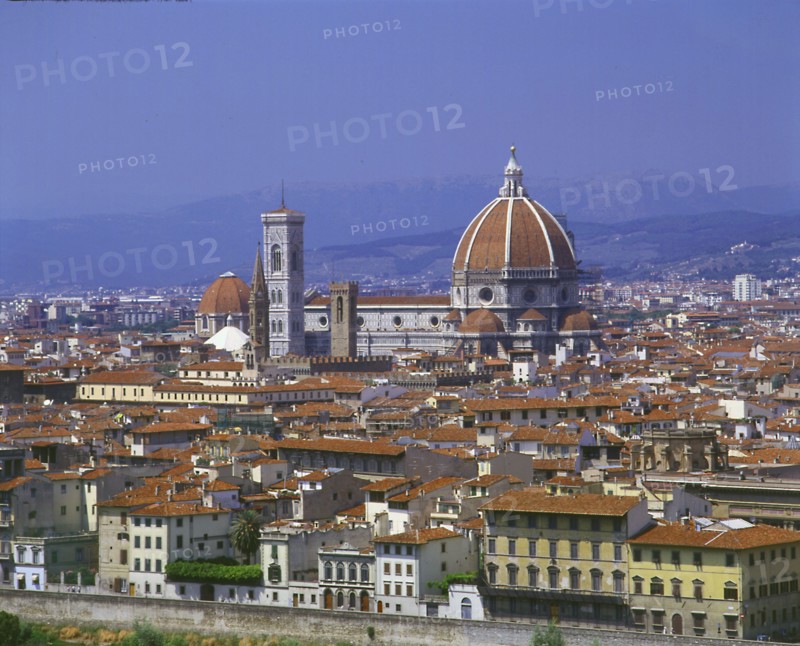 Florence from Piazzale Michaelangelo, Italy.
