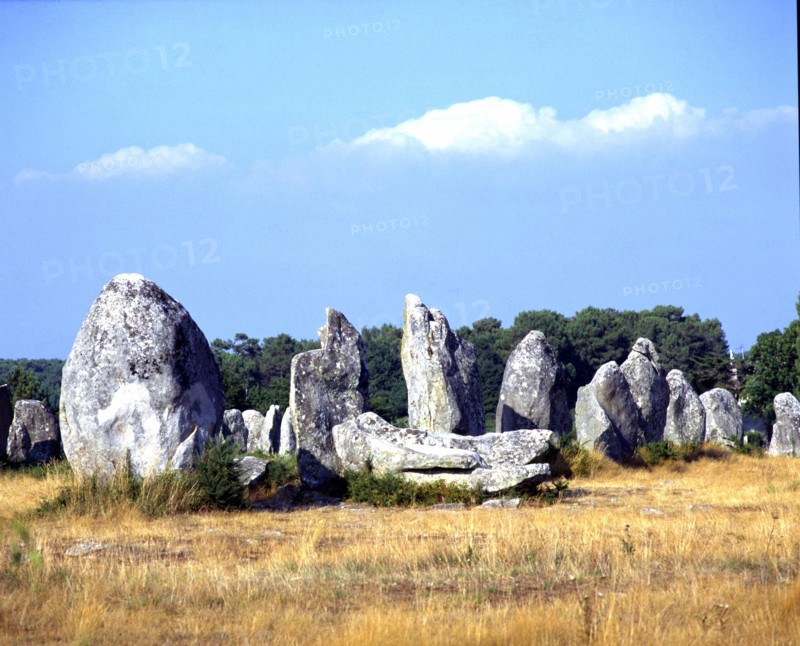 Kermario Alignments, Carnac, France.