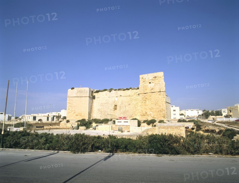 St Thomas's Tower, Harbour, Marsascala, Malta.