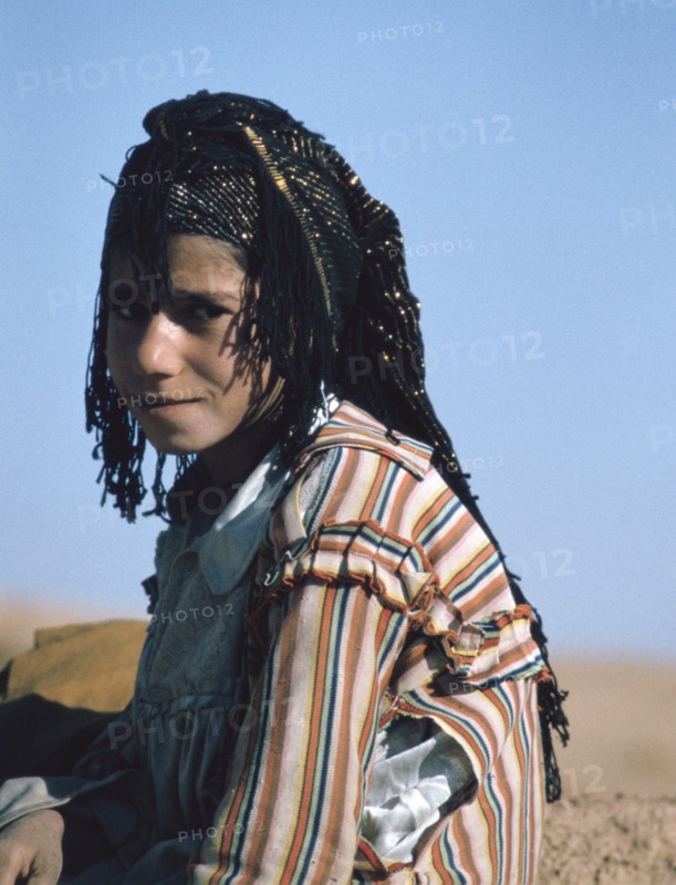 Shepherdess, Calah (Nimrud), Iraq, 1977.