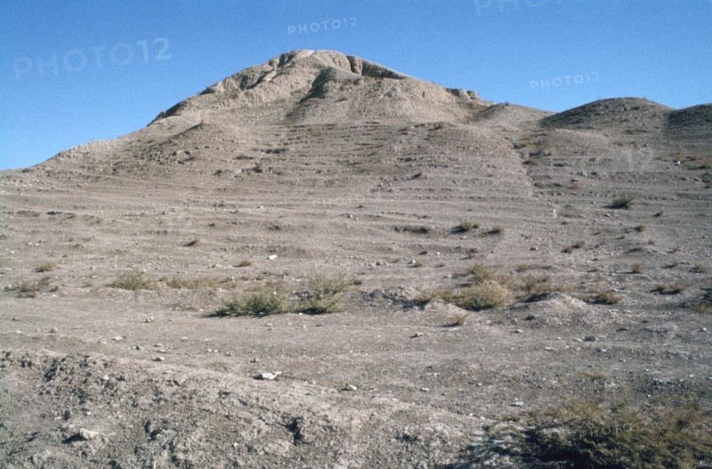 Great Ziggurat, Calah (Nimrud), Iraq, 1977.