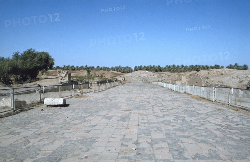 The Processional Way, Babylon, Iraq, 1977.