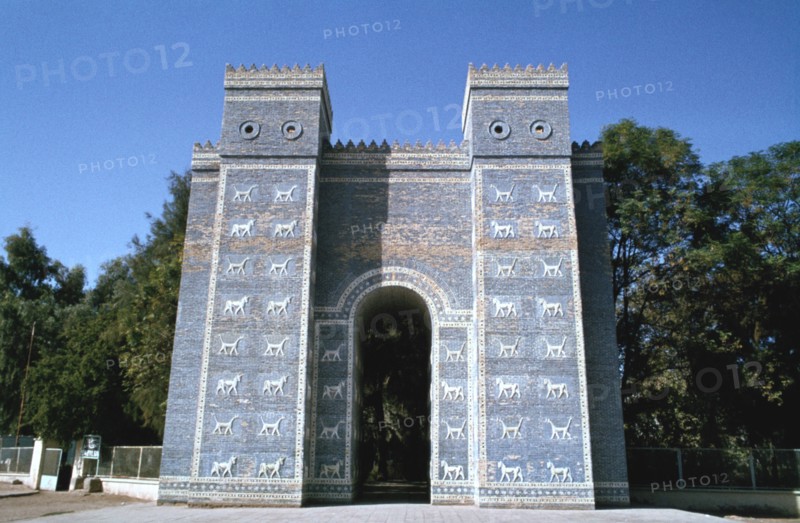 Ishtar Gate, Babylon, Iraq.