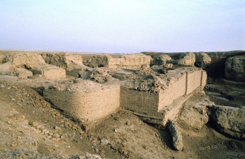 Royal cemetery, Ur, Iraq, 1977.