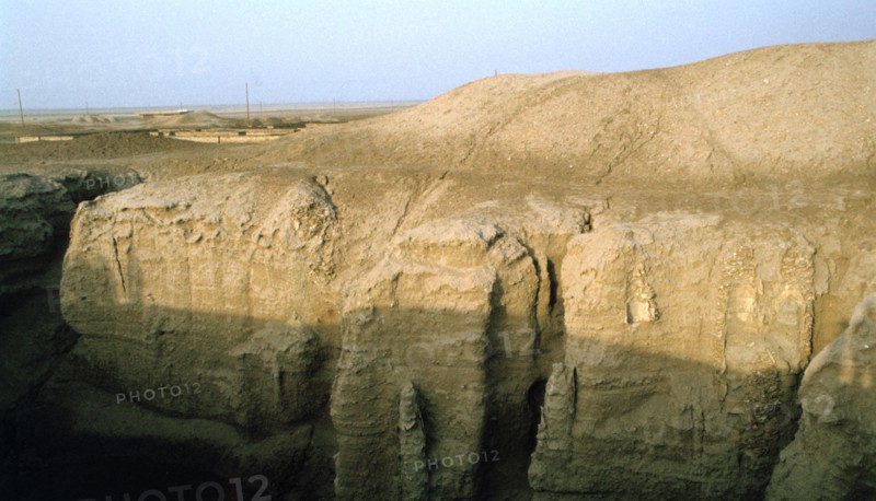 Flood pits, Ur, Iraq, 1977.