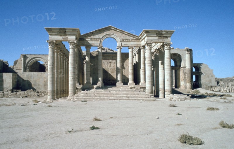 Hellenistic temple, Hatra (Al-Hadr), Iraq, 1977.