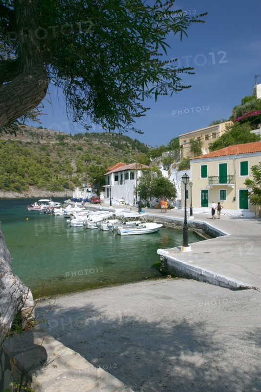Harbour, Assos, Kefalonia, Greece.
