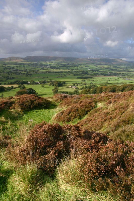 Chipping Vale from Longridge Fell, Lancashire.