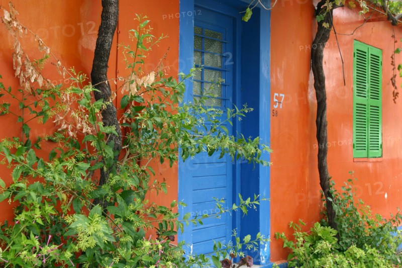 Colourful House, Assos, Kefalonia, Greece.