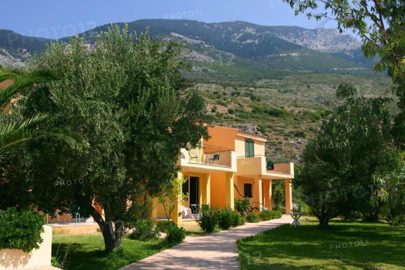 Holiday apartments, Lourdas, Kefalonia, Greece.
