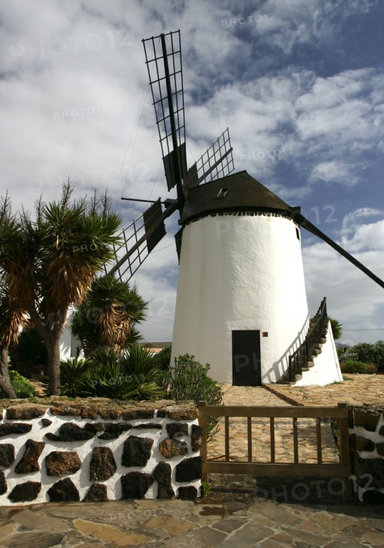 Windmill, Antigua, Fuerteventura, Canary Islands.