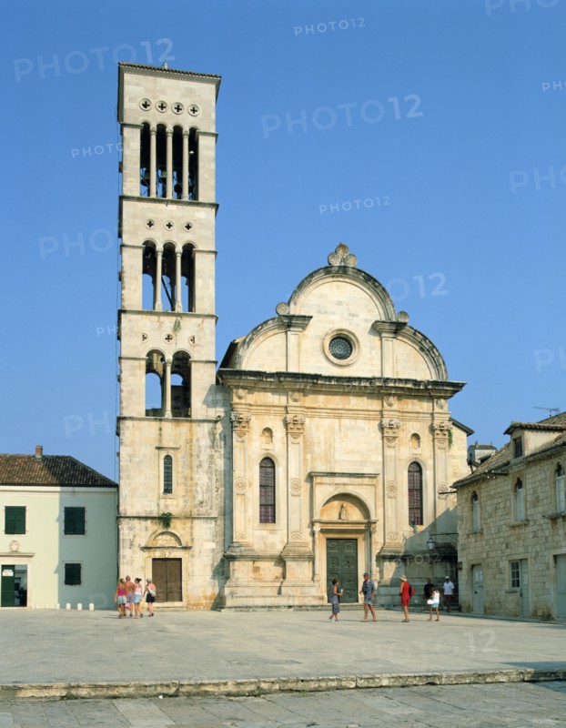 Hvar cathedral, Croatia.