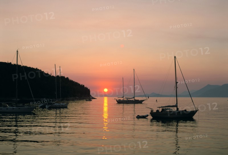 Sunset, Cavtat, Croatia.