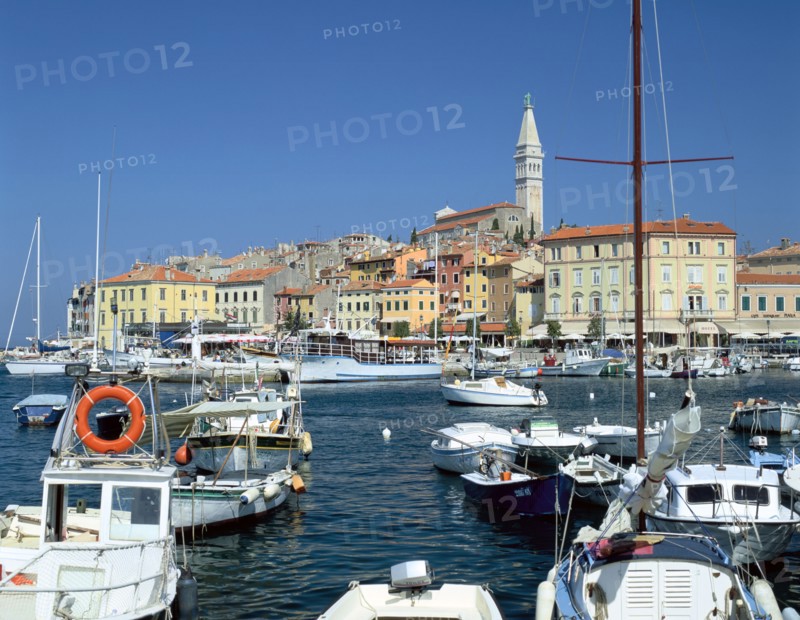 Rovinj harbour, Croatia.