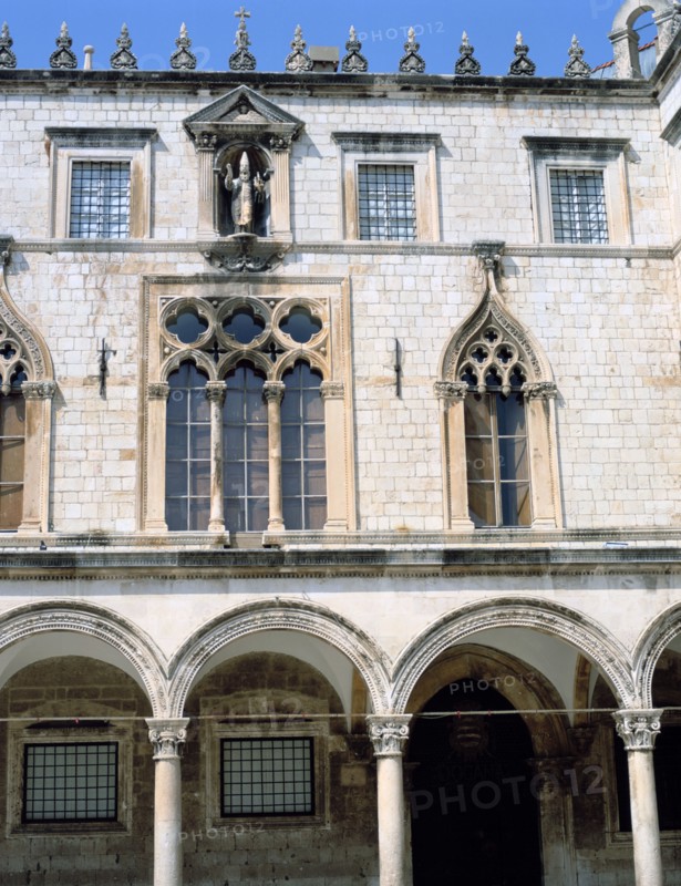 Sponza Palace, Dubrovnik, Croatia.