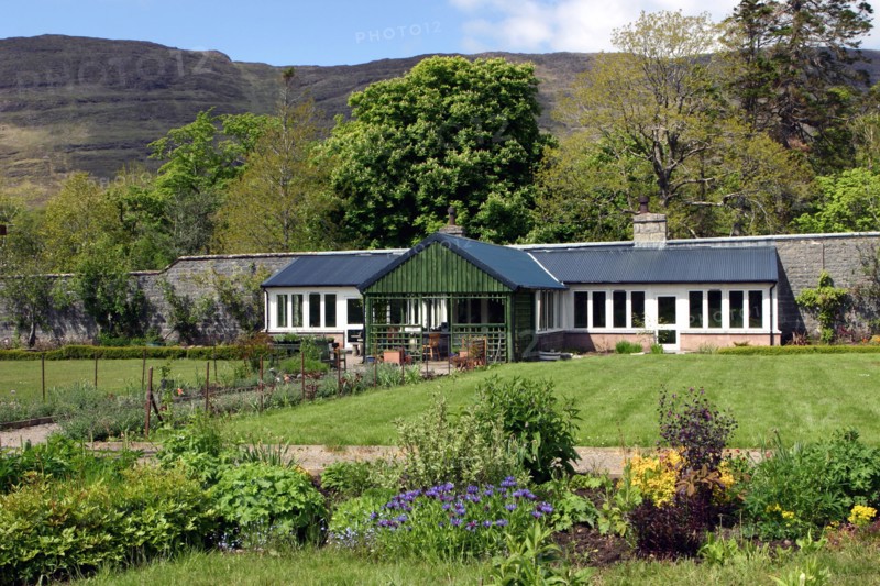 Victorian walled garden, The Potting Shed cafe and restaurant, Applecross, Scotland.